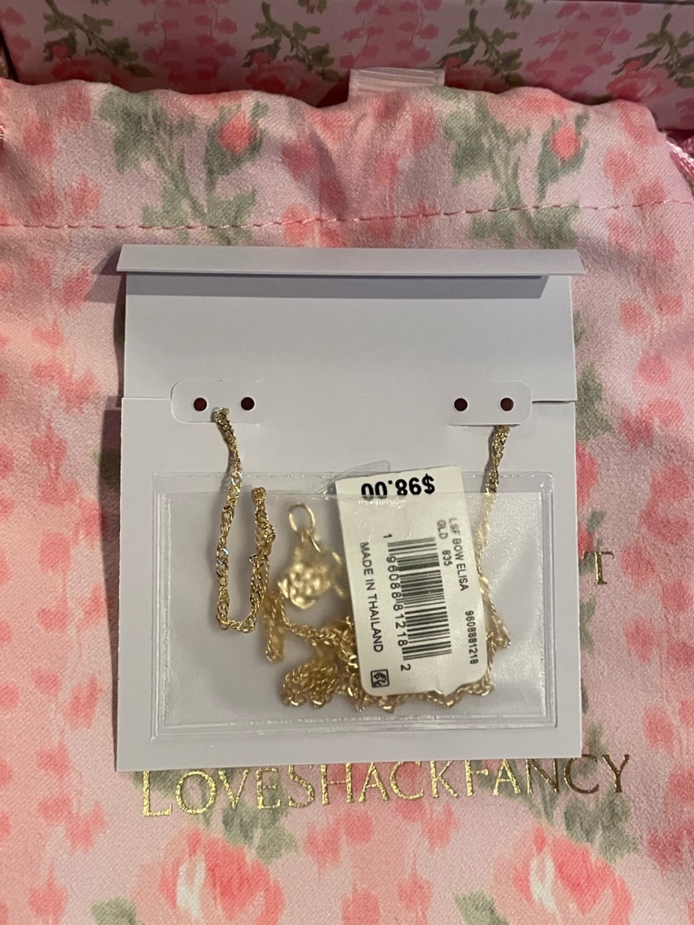 NWT Kendra Scott x LoveShackFancy Elisa Gold Sunglow Blooming Heirloom Illusion - Picture 4 of 5